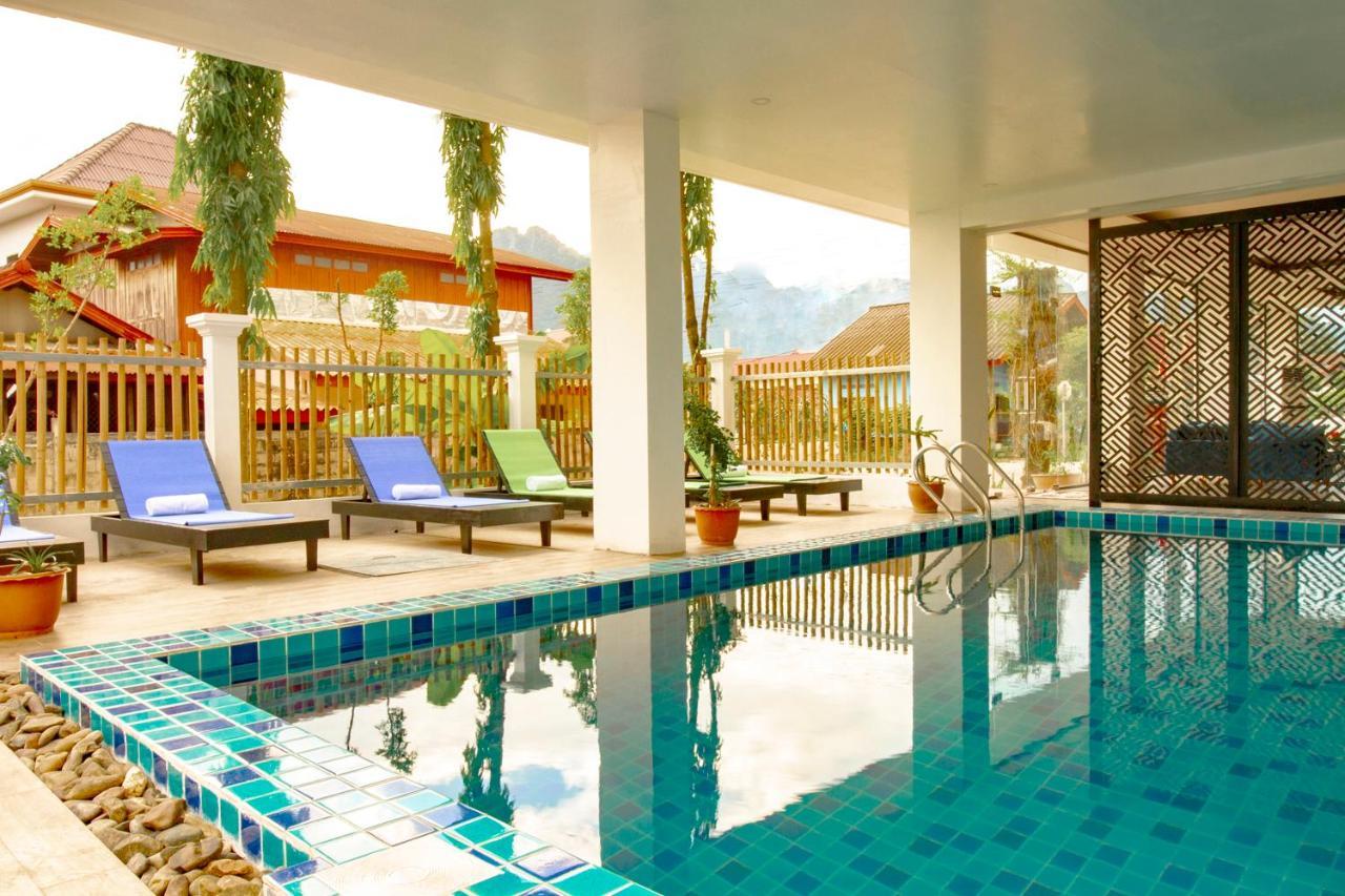 Vang Vieng Topview Hotel Ngoại thất bức ảnh