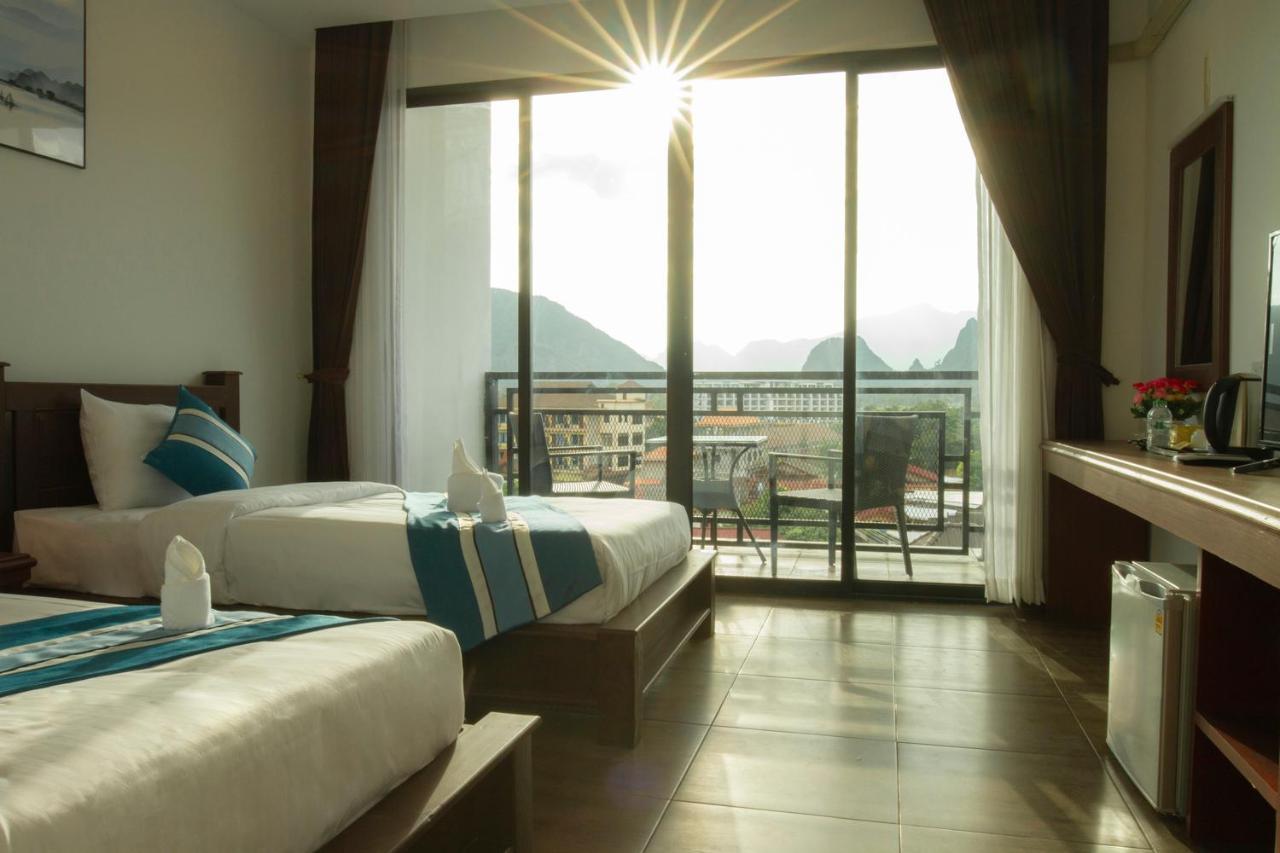 Vang Vieng Topview Hotel Ngoại thất bức ảnh