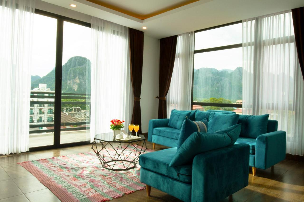 Vang Vieng Topview Hotel Ngoại thất bức ảnh